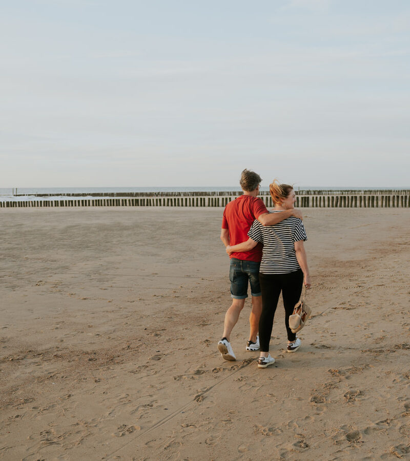 Wandelen strand Cadzand